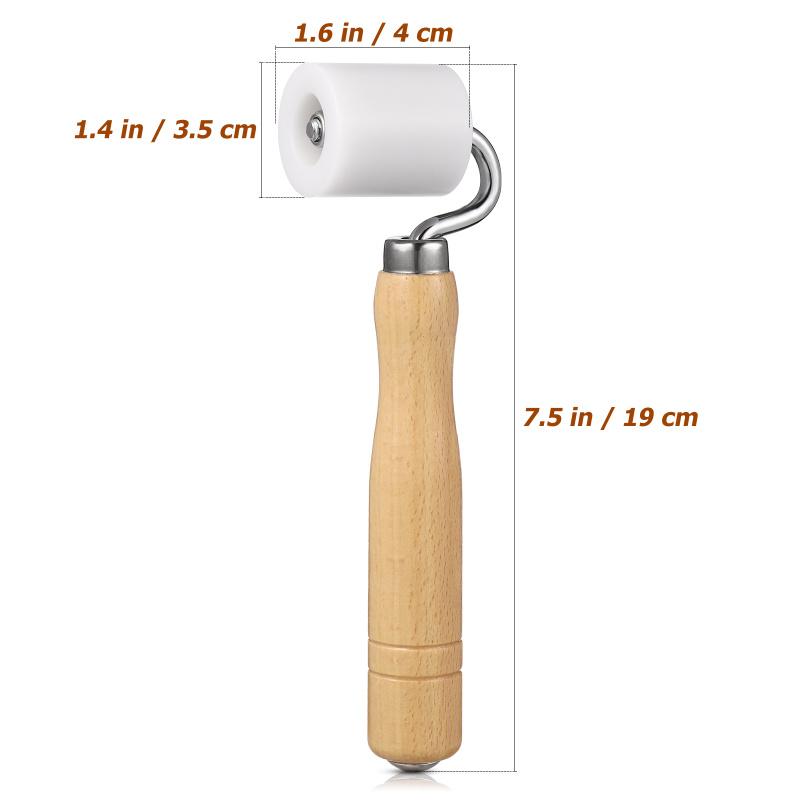 Wallpaper Roller Pressing Wheel Wallpaper Construction Flat Press Seam Wheeling Roller With Bear Heavy Hand DIY Tools