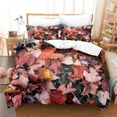228X228 Bed Cover Sets Winter Thick Bedclothes 3D Print Spring Autumn Scenery Luxury Bedding Sets Duvet Cover Pillowcases Soft