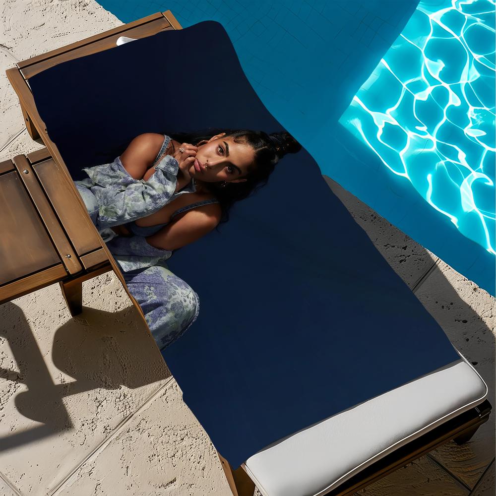 A LITTLE VENGEANCE Jessie Reyez Towel Beach Bath Quick-Drying Lightweight Portable Sauna Camping Swim Pool Travel
