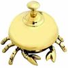 Antique Brass Crab Bell Hotel Pult Recepce Bell Učitel Desk Bell