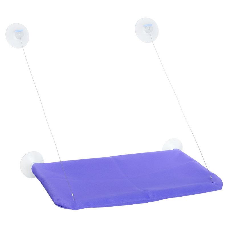 

Ultra Soft Cat Window Hammock Bed Securely Mounted Space Saving Cat Perch Ideal for Feline Naptime Top Pet Accessories for Cats фиолетовый