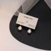 Women's Back Hanging Earrings Niche Design Imitation Pearl Light Luxury High-end New Trendy Earrings