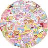80 Cartoon Dreamy Amusement Park Graffiti Stickers Decorate Guitar Notebook Suitcase DIY Waterproof