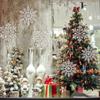12pcs/set DIY Christmas Artificial Snowflake XmasTree Hanging Ornament  Winter Indoor
