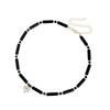 Adjustable Glass Bead Zircon Clavicle Necklace with Heart Designs for Women Fashion Jewelry Gift Ideas