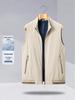 Men's High-End Sleeveless Stand Collar Vest: Spring & Autumn Casual Stretch Jacket 2025 Edition