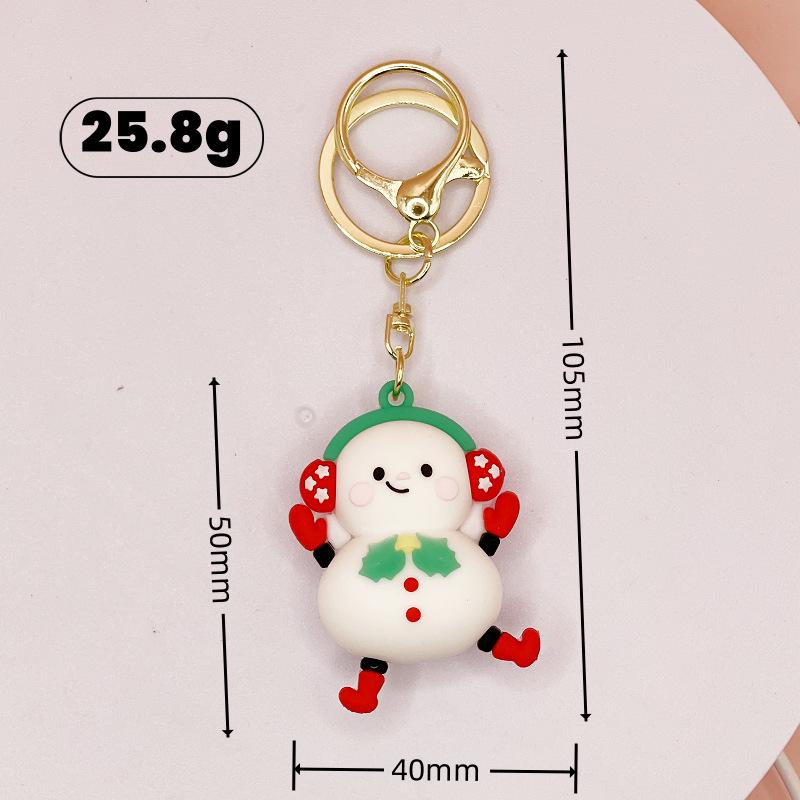 Cute Santa Claus Christmas Keychain Pendant - Backpack or Car Ornament & Children's Gift