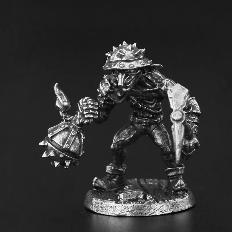 Ancient Goblin Warriors Soldier Model Action Figures Metal Toys Gifts Board Game Piece Desktop Car Interior Ornament Accessories