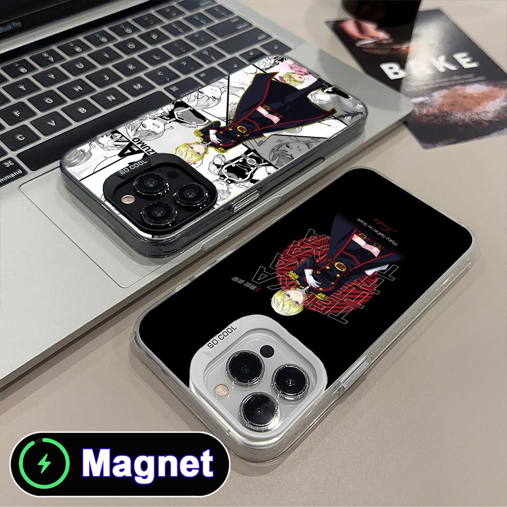 Mato seihei no slave Tenka Izumo Translucent MagSafe Mobile Phone Case for iPhone 17 16 15 14 13 12 11 Air Pro Max Plus Colorful