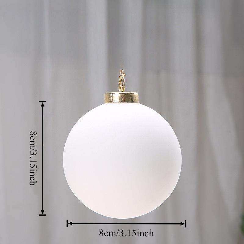 Keramická vánoční koule Hladká Graffiti DIY Keramické koule Vánoční dekorace Malovací koule Dětské puzzle Kreslení