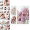 Adorable Long-haired Plush Bunny Toy For Kids 35cm And 50cm Sizes Available