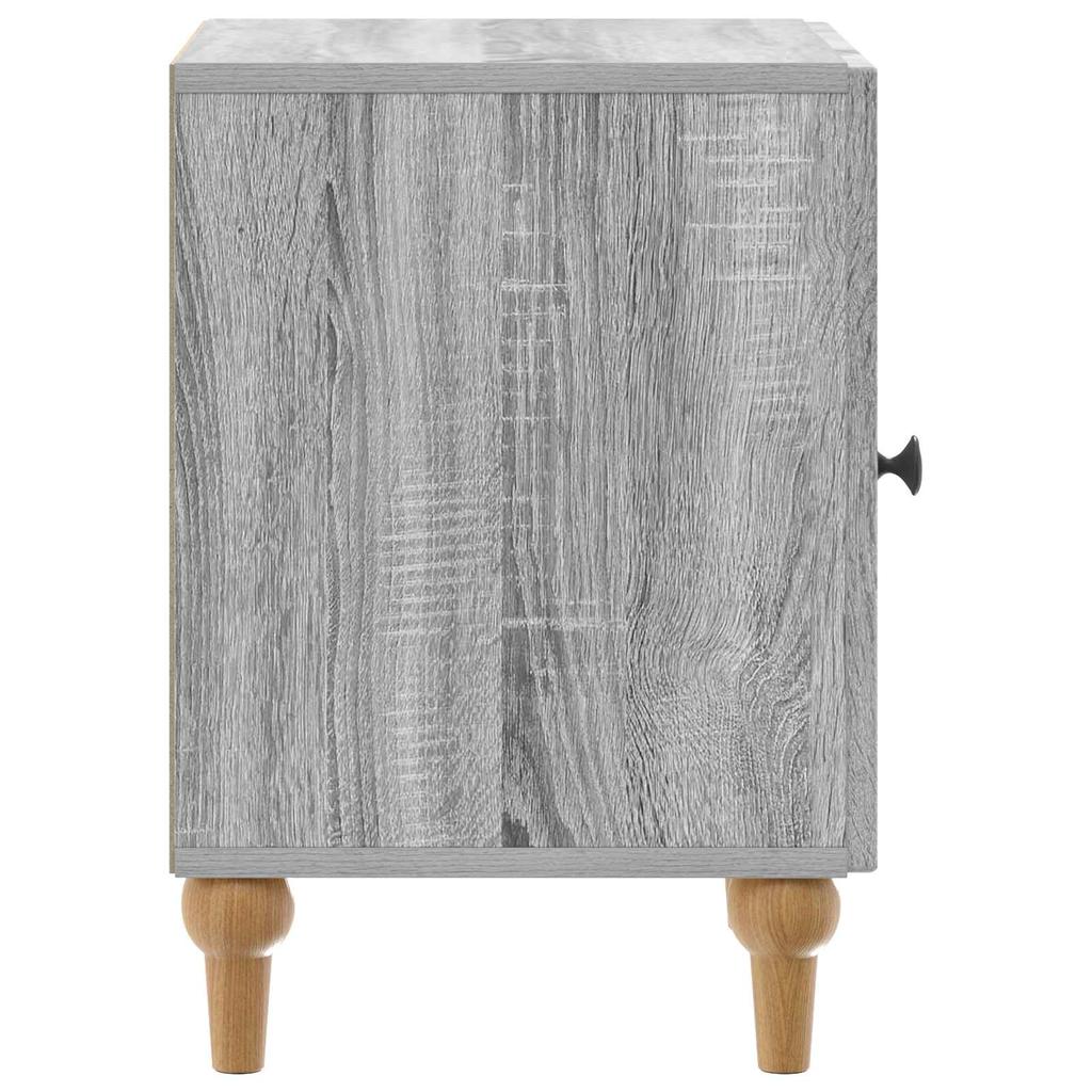 Nightstand Set of 2 Grey Sonoma 43 x 34.5 x 50 cm Particleboard