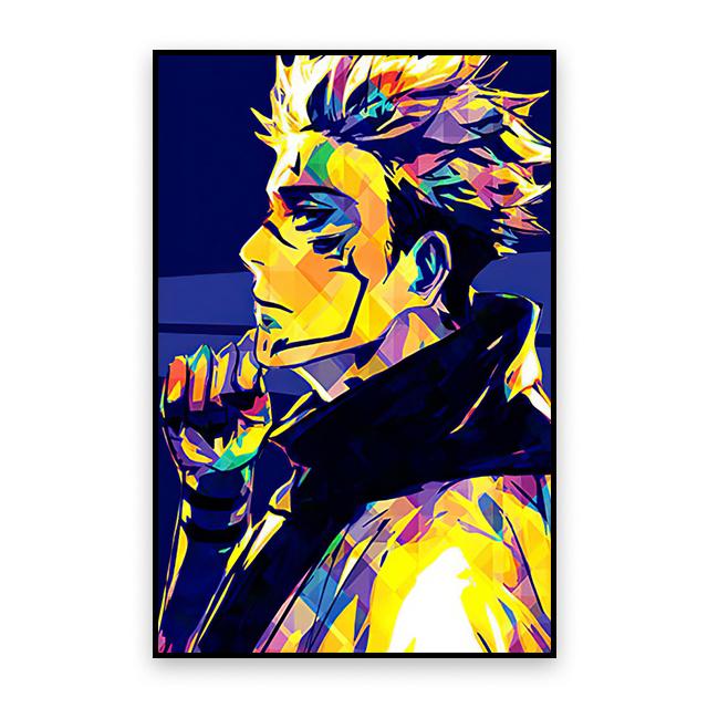 Jujutsu Kaisen Anime Canvas Poster Gojo Satoru Character Decoration Painting Kids Room Art Murals Modern Home Wall Decor Picture