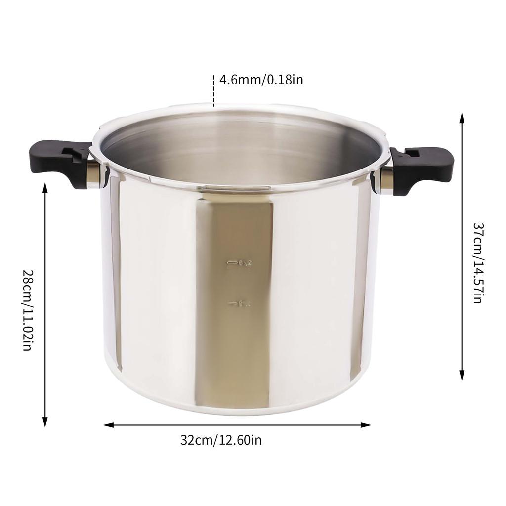 

22L 90Kpa Large Capacity Stew Pot Aluminium Alloy Pressure Canner Thickened Explosion-proof Pressure Cooker Pot