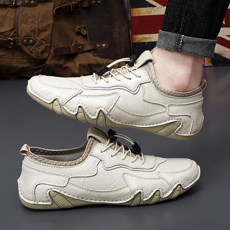 Breathable Men's Shoes Mesh Board Shoes Soft Soled Casual Sports Shoes Youth Trend Sneakers Slip-on Canvas Shoes Flat Footwear