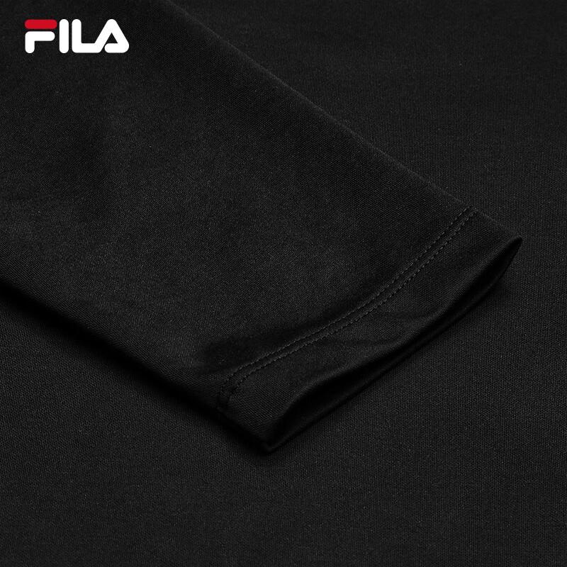 FILA Men's Basic Round Neck Knit Long Sleeve T-Shirt