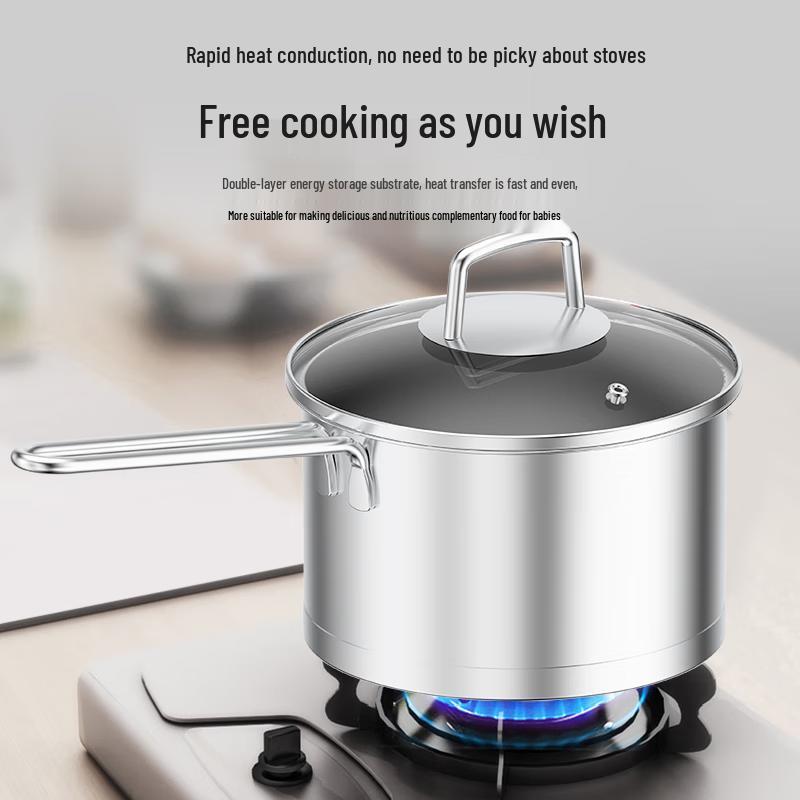 Kangbaha 18cm Stainless Steel European Style Milk Pot