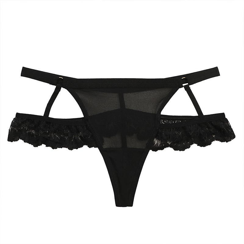 Women Sexy Panties Lace Underwear Female Seamless Lingerie Low Waist Transparent Hollow Out G-string Thongs Underpants