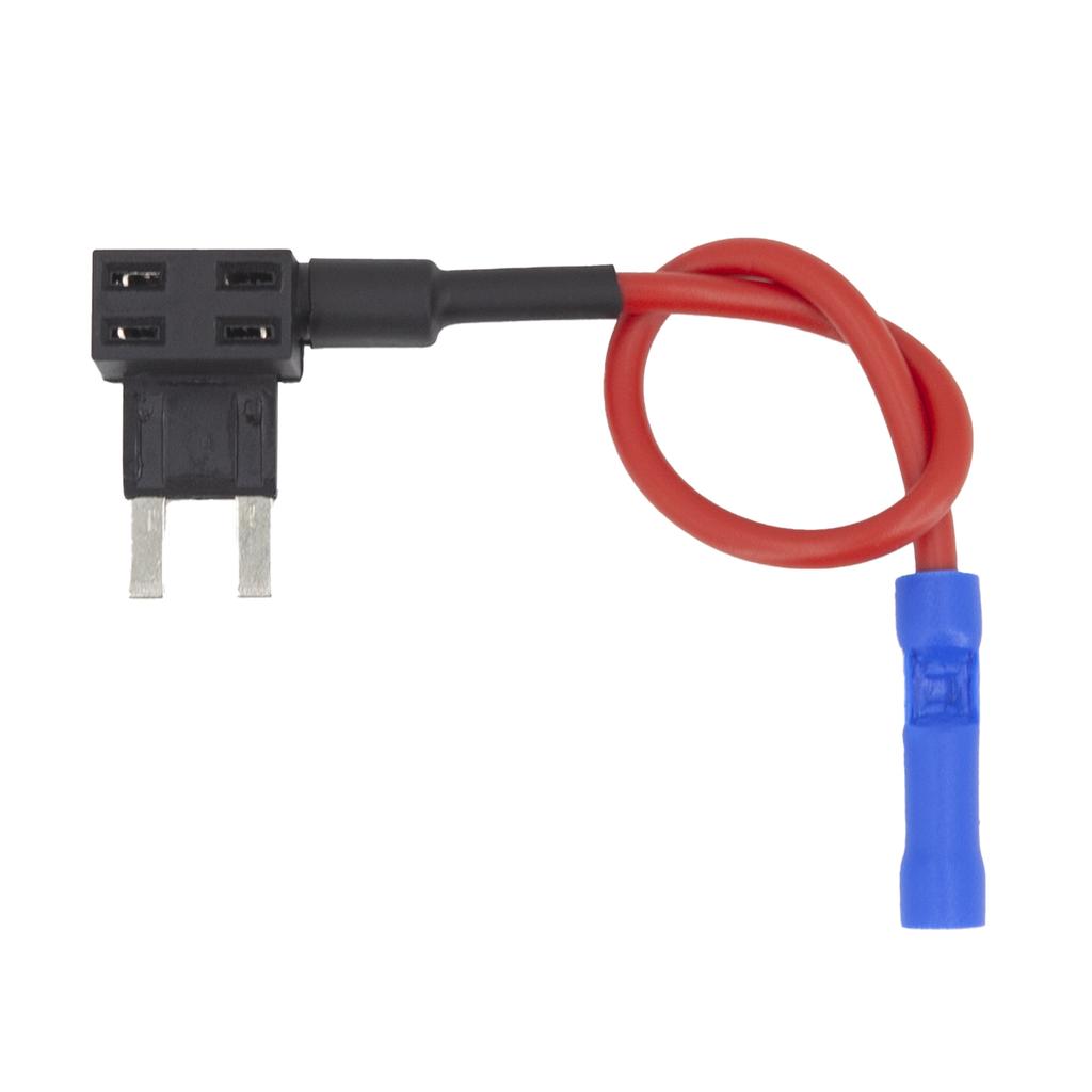 Standard/Mini/Low Profile Mini Blade Fuse Holder 12V Dual-slot Tap Adapter Add-a-Circuit for Auto Car Truck Boat Auto RV Camper