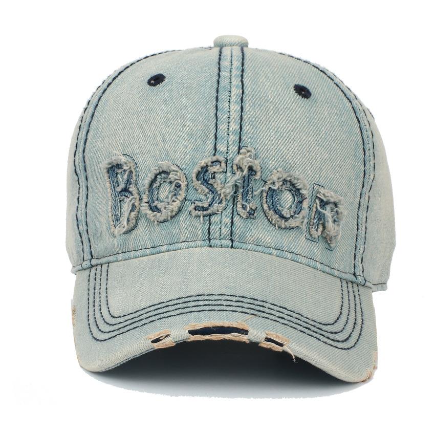 Embroidered Letter Baseball Cap Women Spring And Summer Trendy Curved Brim Couple S Baseball Hat 56-58cm