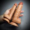Realistischer Riesendildo für Frau, Saugnapf, weiches Hautgefühl, Penis, sexy Spielzeug, weiblicher Masturbator, Vaginal-Anal-Spielzeug für Erwachsene ab 18 Jahren