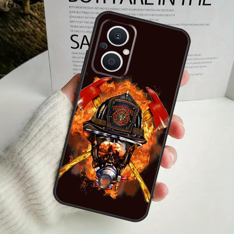Firefighter Heroes Fireman Phone Case For OPPO Reno 8 7 Lite 8T 11 12 13 14 14F 10 Pro OPPO Find X8 X6 X5 X9 Pro Cover