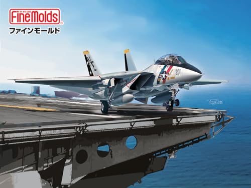 Fine Molds 1/72 Scale American F-14A Tomcat VF-2 Bounty Hunters Plastic Model FX05 (Airplane)