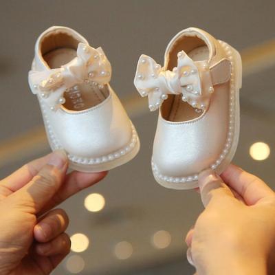 Princess Shoes Baby Girl Leather Shoes One-year-old Girl Soft-soled Girl Treasure Birthday Children's Shoes Spring and Autumn Baby Toddler Shoes