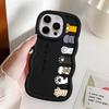 Case for iPhone 8 17 Air 12 13 11 14 16 Pro Max XR 15 Plus Soft Phone Cover Cute Cartoon Cat