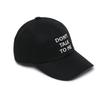Rolling Studios DONT TALK TO ME EMBROIDERED BALL CAP BLACK