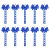 Pack of 10 Butterfly Bows Streamer Keychains Colorful Bowknot Ribbon Keyring Colorful Key Chain Gift for Cheerleaders