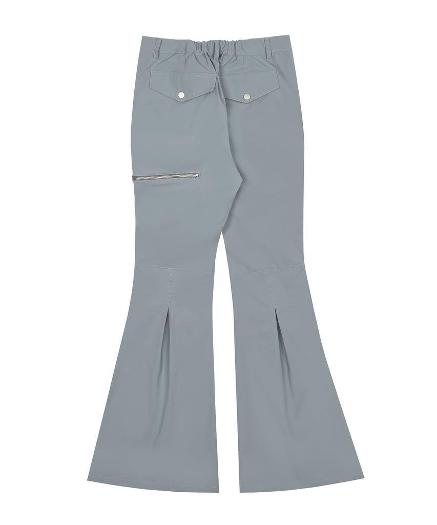 LUVISTRUE Am Nylon Tuck Bootscut Pants(Gray)