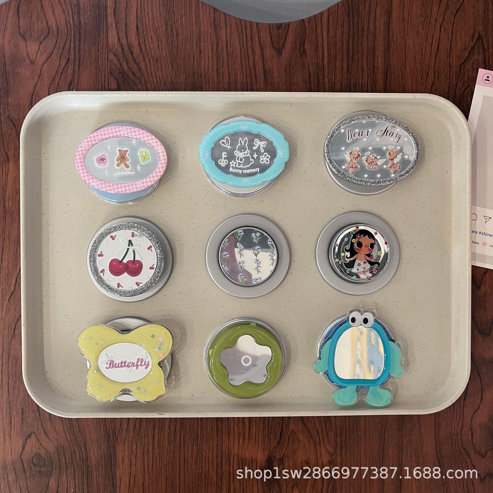 Fun Cartoon Mirror Pattern for MagSafe Magnetic Bracket - Compatible with New Phones Image 2