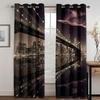 High Shading Curtains Angel Architecture Monuments Sadness Gothic Mysticism Theme Greek Artwork Thick Material Drape Light Blocking Made Of Polyester