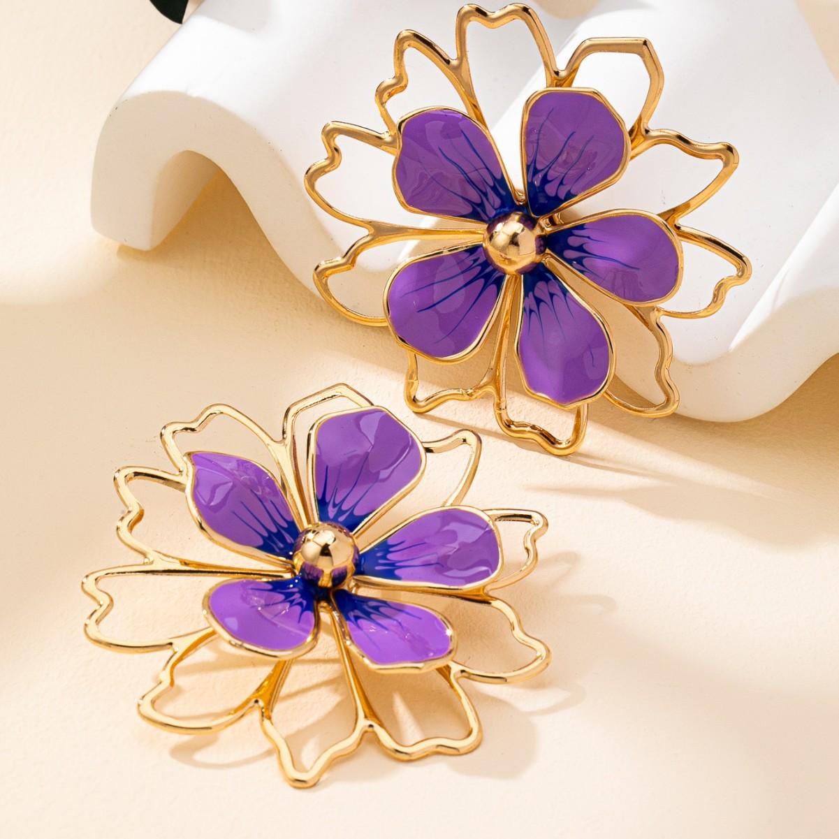 

Модные серьги-подвески для женщин фиолетовый