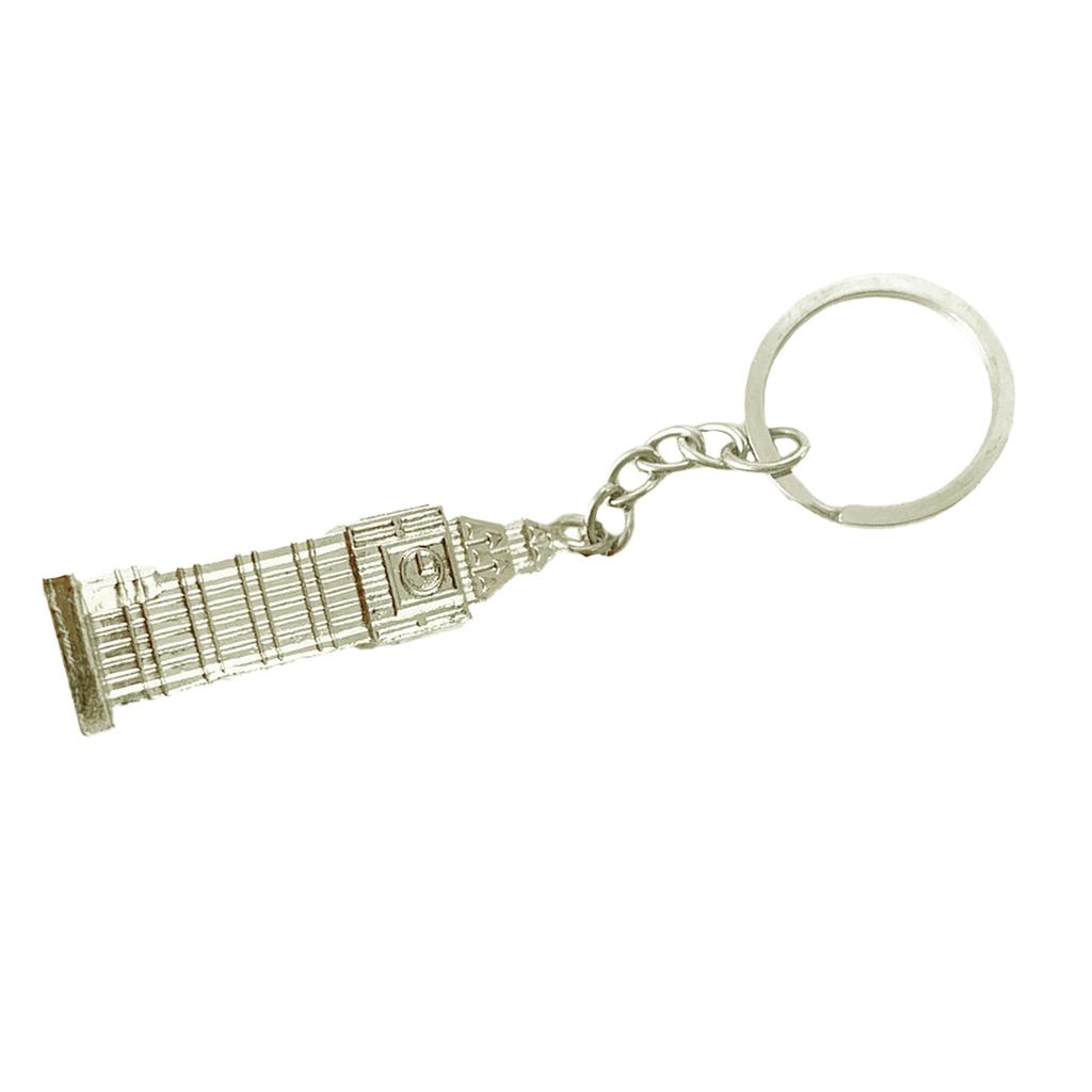 London Souvenir Collection Alloy Keychain British Symbols Key Ornament Stylish Bag Ornament Zinc Alloy Texture for Daily