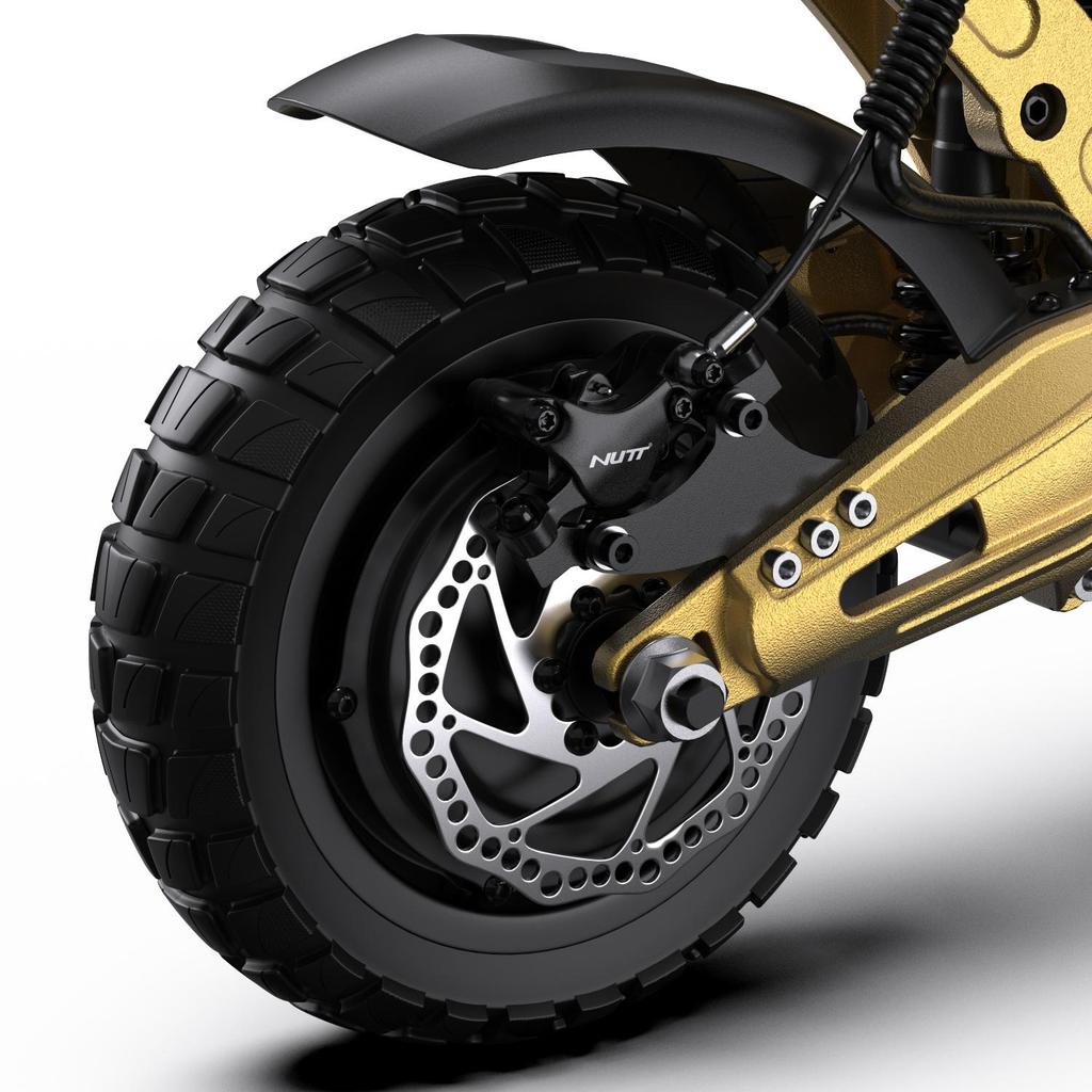 Electric Scooter Foldable OOTD S30 10" 1200Wx2 Motor 23.4AH Range 60Km Load 120Kg Black