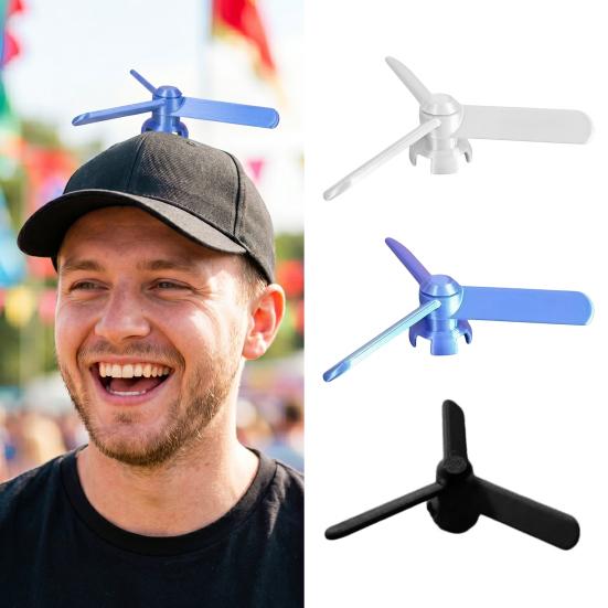 Hat Lightweight Button Spinner Party Hat Propeller Clip Detachable Dragonfly Baseball Cap