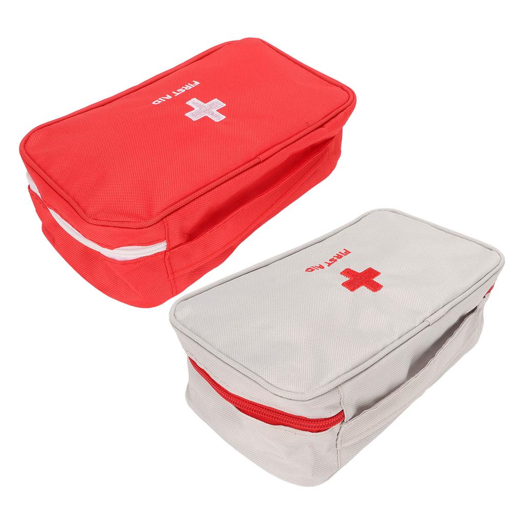 Empty First Aid Bag Waterproof Large Capacity Emergency Medicine Pouch for Outdoor