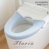 OKA Floria Washing Heating Type Toilet Seat Cover Blue In Odor Warm Water Wash Toilet (Made Japan, Washable, Antibacterial, Resistant, Seat)