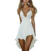 2025 Summer Off-Shoulder Spaghetti Strap Short Skirt Dress for Women