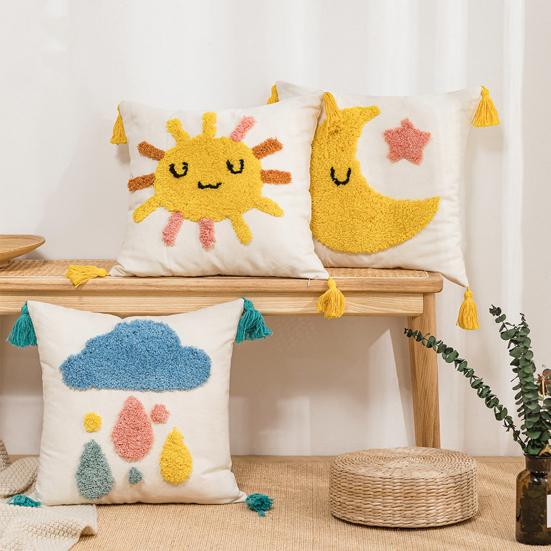 

Красивый чехол для подушки, декоративная пылезащитная холщовая богемная подушка, чехол для подушки для гостиной