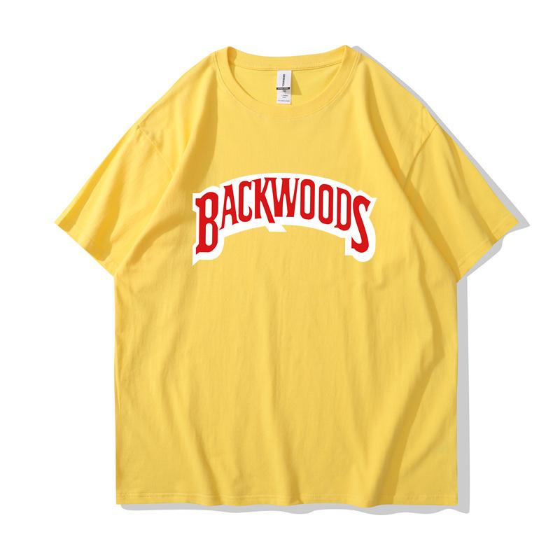 BACKWOODS T Shirts 2022 Brand New Men Short Sleeve Cotton T-Shirt Fashion Street Hip Hop Rock Streetwear Men Swag Tshirt