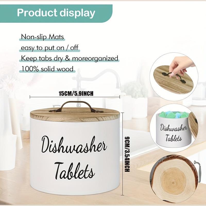 1pc High-capacity American Country Retro Coffee Filter Storage Box Coffee Storage Container Storage Wooden Box