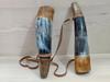 Pair of Medieval VIKING WAR HORN battle trumpet Hand Engraved Blow Bull Horn Working Horn Gift Natural Horn Bugle Hunting Tool Gift Decor