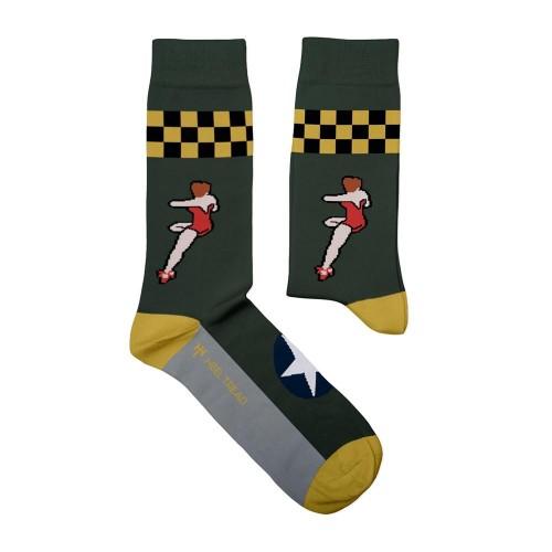 Heel Tread Unisex Adult B17 Memphis Belle Socks
