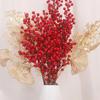 Snow Frosted Artificial Holly Berries DIY Fake Plant Crafts Red Berry Branche  Wedding Decoration