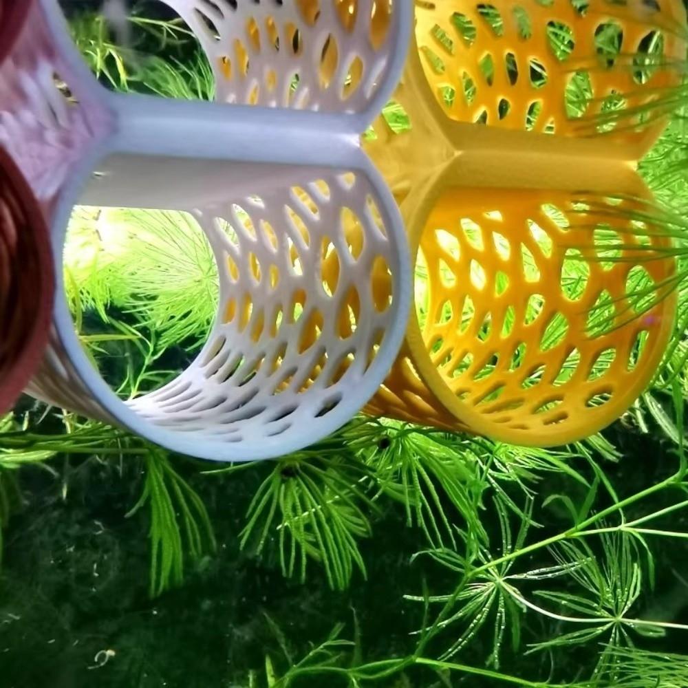 Ornamental Habitat Aquarium Fish Hideout Hollow Tube Shrimp Hiding Places  Fish Tank Decoration
