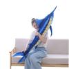 100cm/140cm Big Size Simulation Fish Toys Stuffed Soft Plush Blue Marlin Makaira Mazara Pillow Toys for Birthday Toys