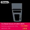 For Skoda Octavia A7 2017- Car Console Gearbox Panel Film Salon Frame Cover Sticker Strips Garnish Decoration TPU Accessorie